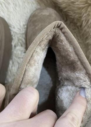 Новые модные бежево- коричневые зимние ботинки угги 41 р7 фото