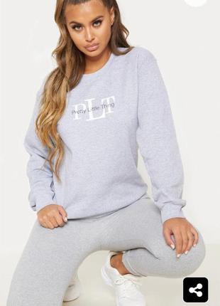 Свитшот с начесом кофта оверсайз