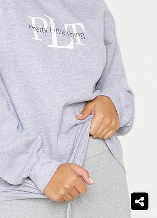 Свитшот с начесом кофта оверсайз