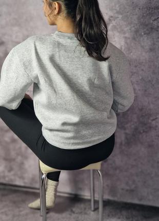 Свитшот с начесом кофта оверсайз