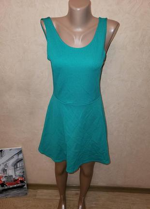 Платье зеленое4 фото