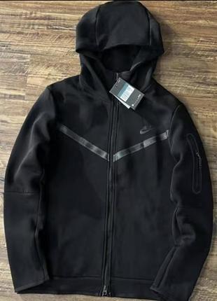 Чоловіча зіп-худі nike tech fleece / кофта на блискавці найк теч фліс