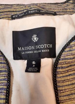 Короткий піджак maison scotch4 фото