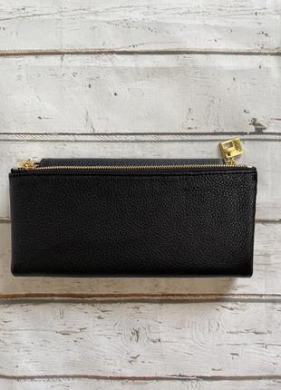 Женский кожаный кошелек портмоне jccs черный6 фото