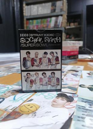Lomo cards ломо карты stray kids social path super bowl 55 карт стрей кидс (black)