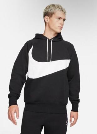 Оригинальное мужское худи nike «swoosh tech fleece»