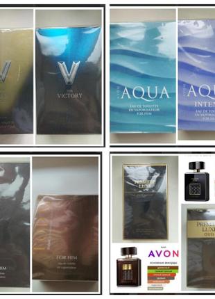 Avon v victory gold aqua intense tomorrow today premiere luxe oud1 фото