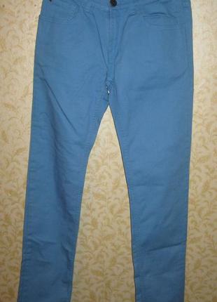 Классные, голубые , прямые стрейч джинсы 💙denim со. размер- 28 / м