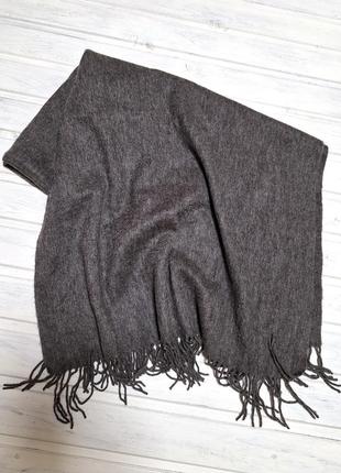 Большой теплый шарф, шерсть+кашемир3 фото