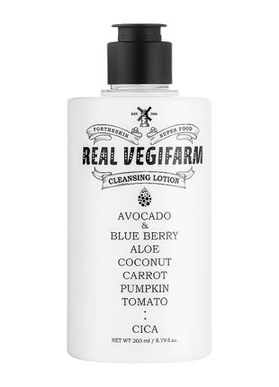 Лосьон очищающий fortheskin real vegifarm cleansing lotion, 260 мл (150669)