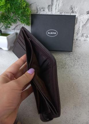 Чоловічий шкіряний гаманець портмоне шкіряне4 фото