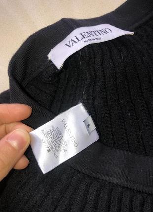 Valentino оригинал короткая черная плиссированная юбка валентино7 фото