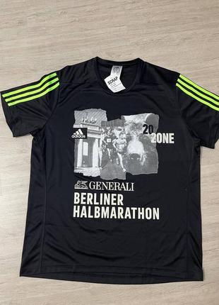 Adidas беговая футболка generally berliner halbmarathon 2020ne материал полиэстер 100% размер xl