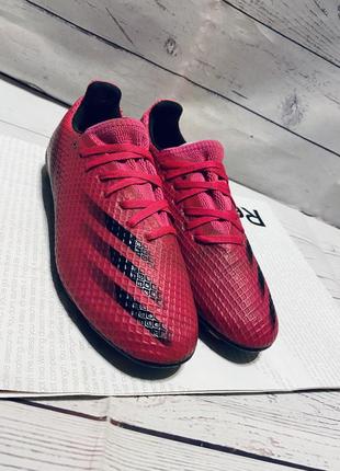 Бутси adidas x ghosted.3 fg jr fw6935 оригінал, сороконіжки, футбольне взуття р38