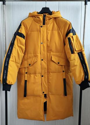 Новая длинная зимняя мужская куртка парка оверсайз l/xl/xxl5 фото