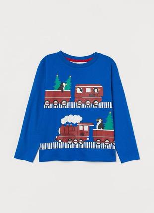 Реглан новогодний h&m для мальчика, р. 92 (арт 1027)