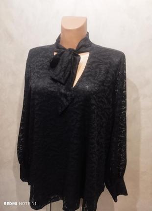 Роскошная ажурная блузка известной скандинавской марки одежды lindex2 фото