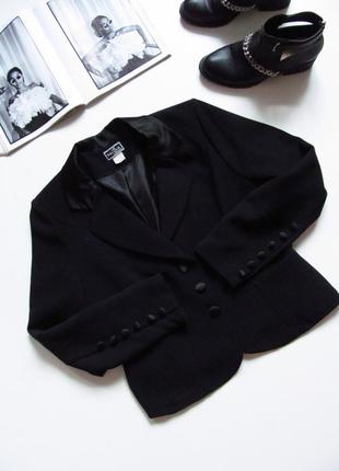 Пиджак черный nicole collection 🖤5 фото