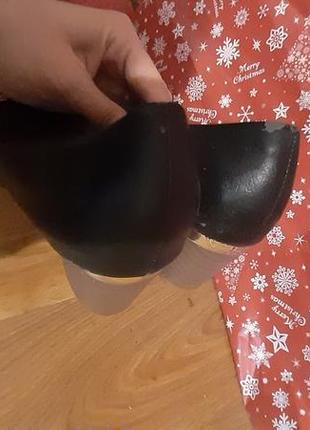 Женские повседневные черные туфли с бантиками 38 р4 фото