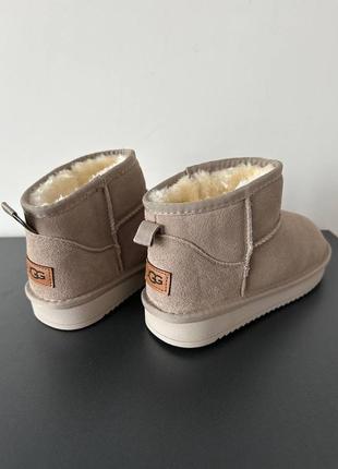 Угги ugg ultra mini latte suede7 фото