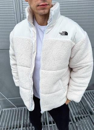 Плюшева курточка the north face