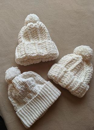 Шапки вязанные family look