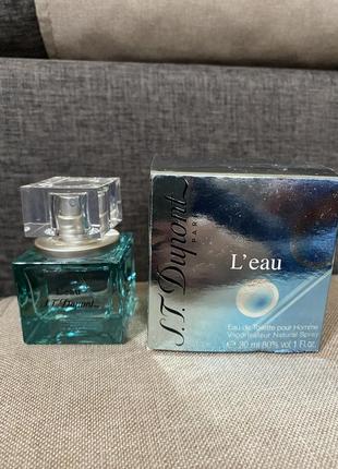 Dupont l aeau de s.t. dupont туалетна вода 30 мл, оригінал.