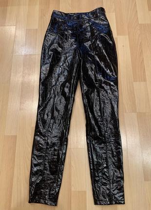 Брендові сліми/ легенси під лаковану шкіру ( оригінал)