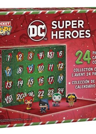 Адвент календарь супер героев funko pop! advent calendar - dc super heroes2 фото