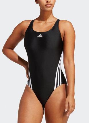 Купальник adidas 3-stripes swimsuit ib5986 чорний