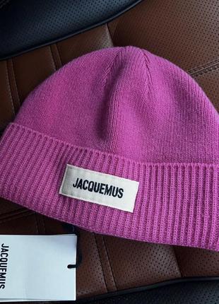 Шапка рожева джекмюс jacquemus 017291427/041  люкс бренд, оригінал сша