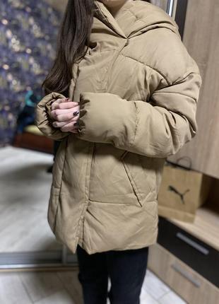 Куртка пуховик puffer bershka1 фото