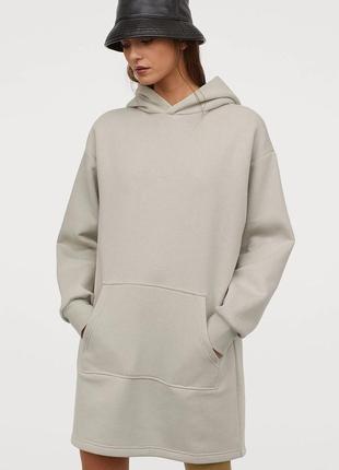 Новое платье худи h&m на флисе