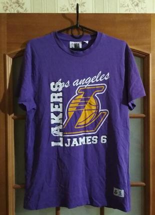 Мужская футболка nba los angeles lakers lebron james №6 (m-l) original