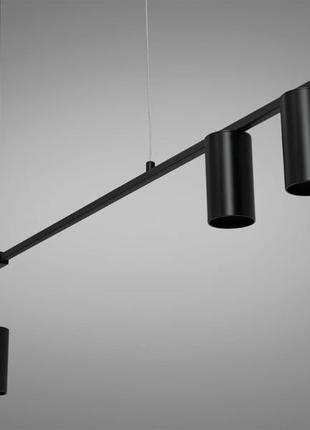 Люстра loft на 4 лампи gu10 чорний sy1113-4bk3 фото