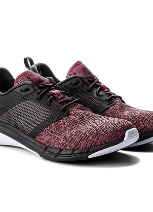 Бігові тренувальні кросівки reebok print run 3.0 cn4912 berry/coal/white оригінал