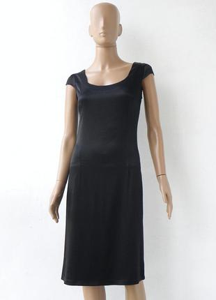 Великолепное черное платье defile lux 42 размер (36 евроразмер).