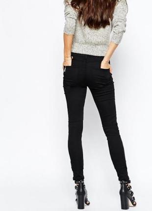 Джинсы skinny vero moda/дания черные женские р.44-46 новые7 фото