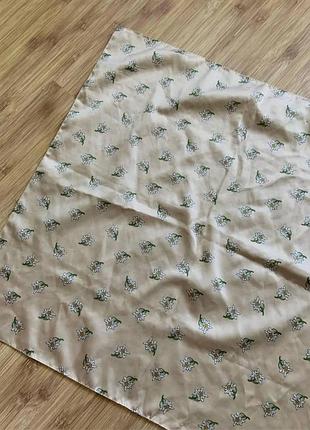 Бандана женская в цветочек, платок