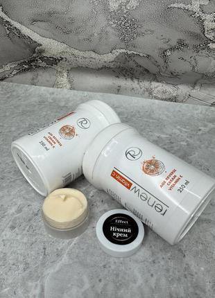 🤍renew питательный крем с витамином с для лица age reverse cream vitamin c ❕разлив❕4 фото