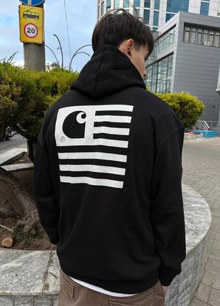 Carhartt flag hoodie1 фото