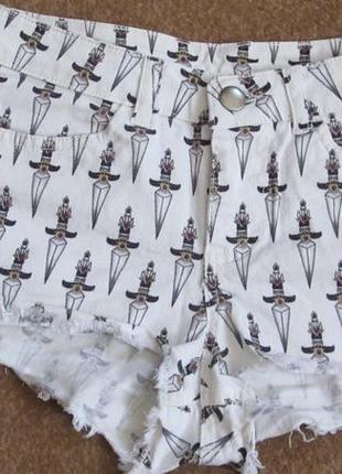 Прикольные джинсовые шортики