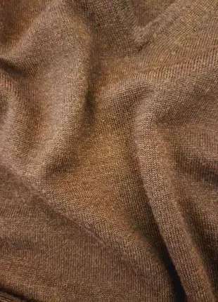 Теплый свитер шоколадного цвета gap, шерсть 100%, размер m6 фото