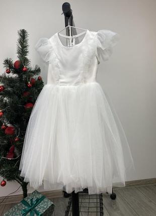 Сукня на день народження, святкова сукня, сукня біла, сукня на день народження2 фото
