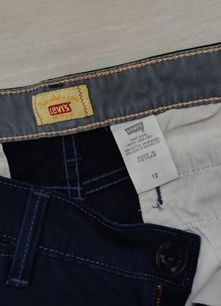 Котонові стрейчеві капрі бриджі levis оригінал 12 р6 фото