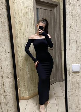 Сукня в рубчик