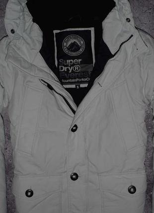 Superdry everest parka (мужская зимняя парка пуховик супердрай )3 фото