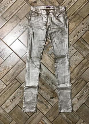 Обалденные джинсы стрейч,а-ля кожаные ,edefa