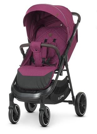 Детская прогулочная коляска мe 1083 optima purple