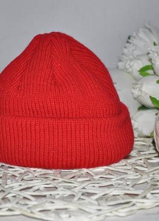 Нова фірмова шапка докер докерка біні міні шапка коротка на потилицю червона new yorker унісекс4 фото